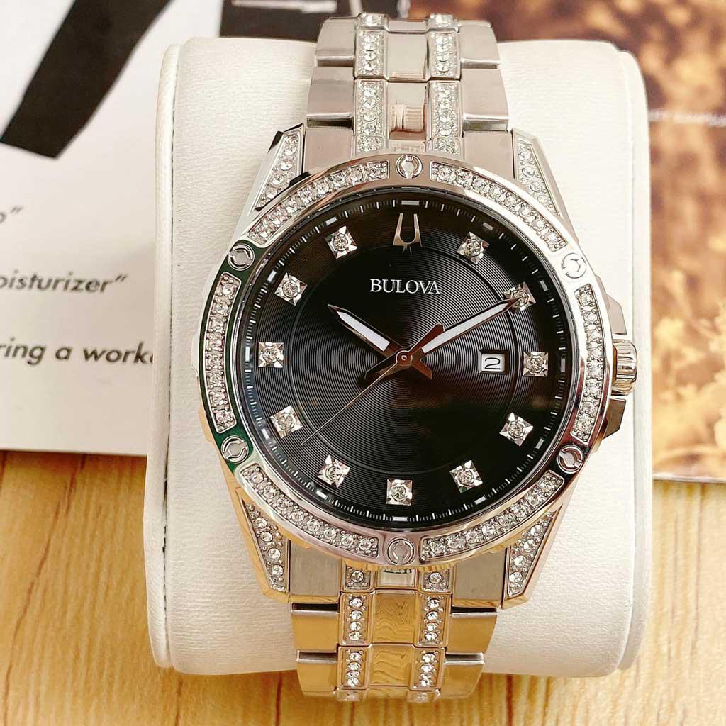 Đồng Hồ Nam Bulova 96K104 Swarovski Chính Hãng