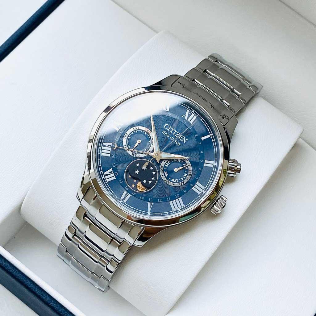 Đồng Hồ Nam Citizen Eco-Drive MoonPhase AP1050-81L Chính Hãng