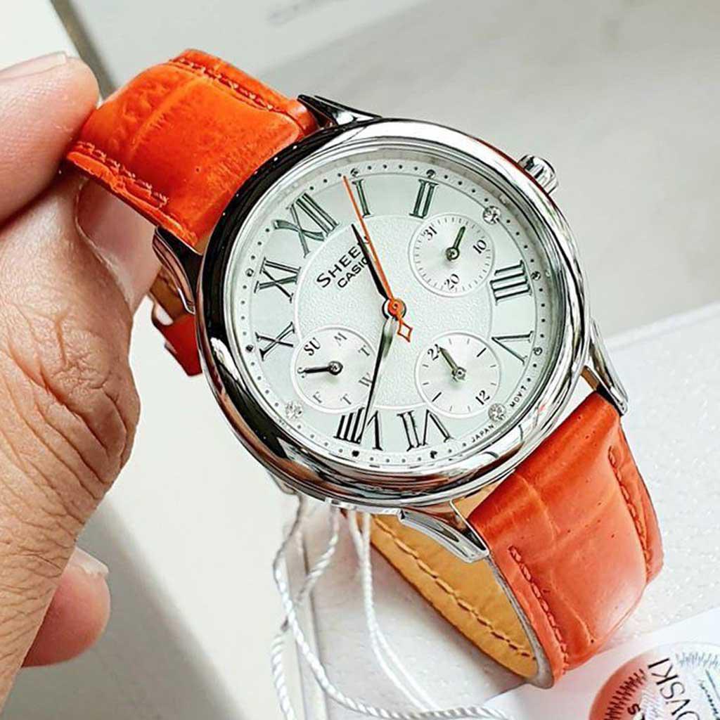 Đồng Hồ Nữ Casio Sheen SHE-3049L-7A Chính Hãng