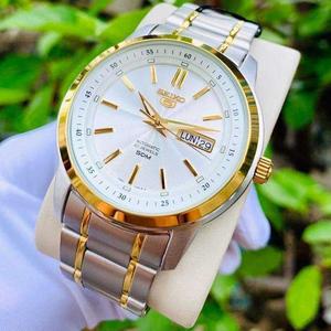 Đồng Hồ Nam Seiko Automatic SNKM92K1 Demi vàng