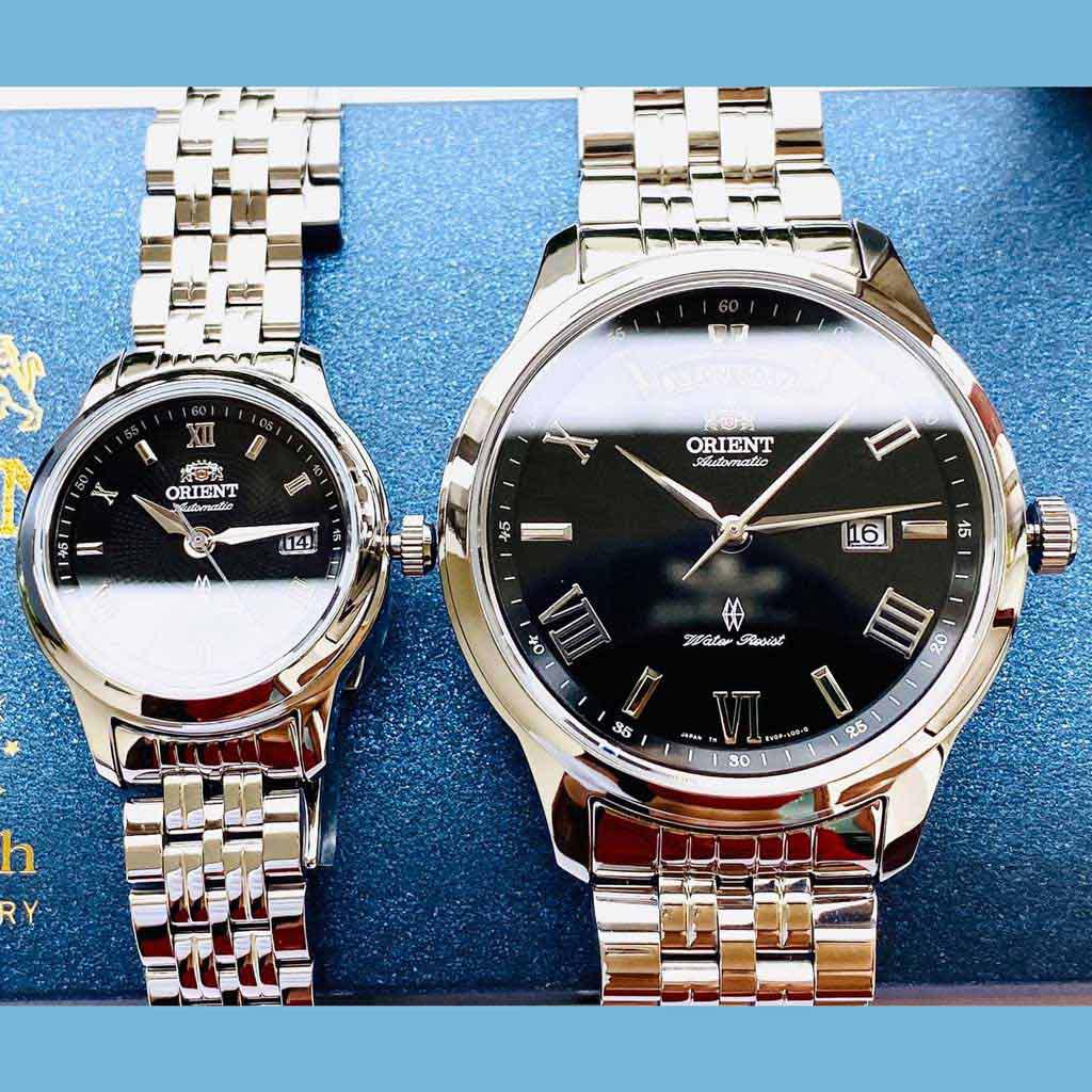 Đồng Hồ Đôi Orient Automatic SEV0P002BH (Nam) và SNR1P002B0 (Nữ) 5