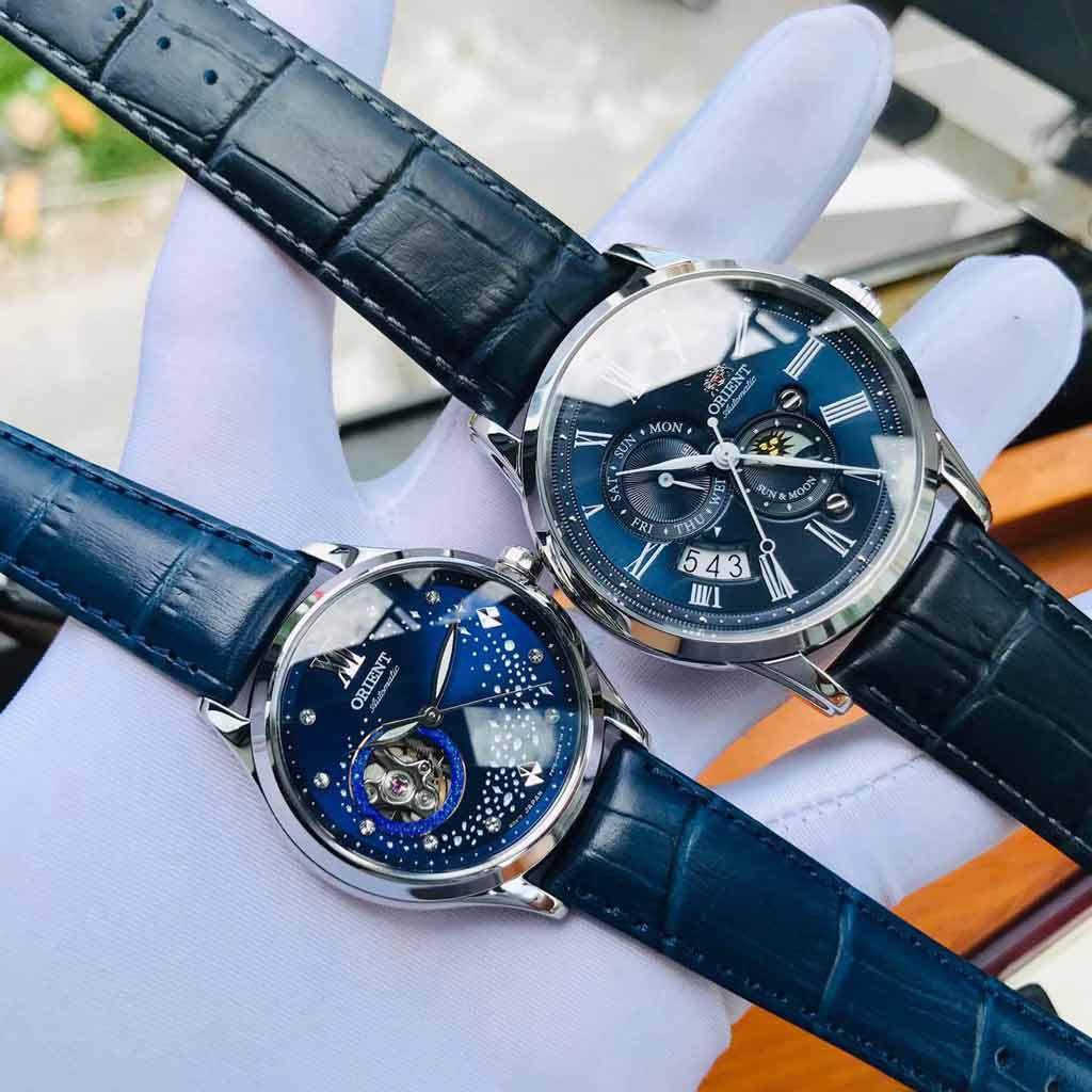 Đồng Hồ Đôi Orient Sun And Moon và Orient Blue Moon SAK00005D0 / RA-AG0018L10B 1