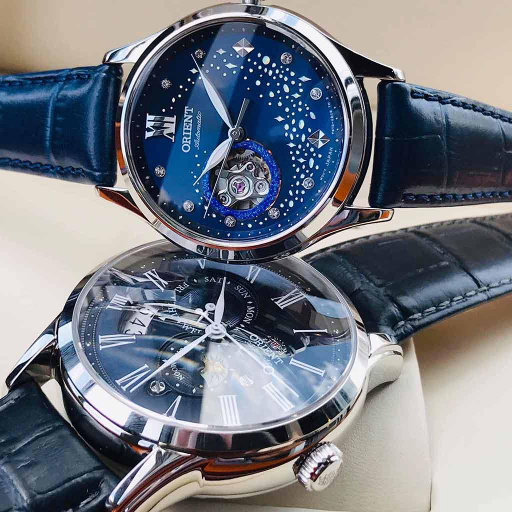 Đồng Hồ Đôi Orient Sun And Moon và Orient Blue Moon SAK00005D0 / RA-AG0018L10B 6