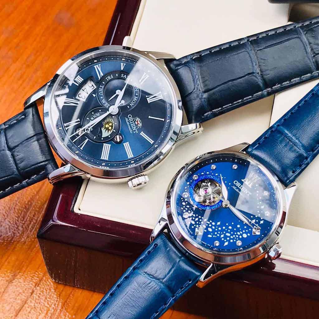 Đồng Hồ Đôi Orient Sun And Moon và Orient Blue Moon SAK00005D0 / RA-AG0018L10B 7