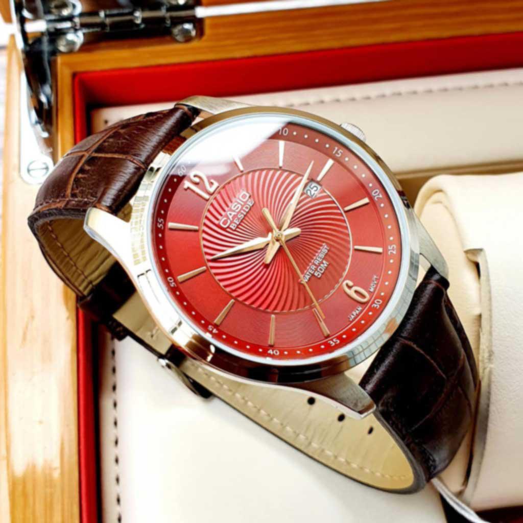 Đồng Hồ Nam Casio Beside BEM-151L-4AVDF Chính Hãng