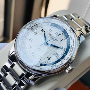 Đồng Hồ Nam Longines Master Collection Worldtime Silver Bracelet L26314706 4