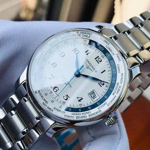 Đồng Hồ Nam Longines Master Collection Worldtime Silver Bracelet L26314706 6