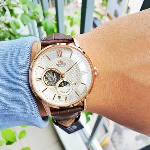 Đồng Hồ Nam Orient Automatic Sun and Moon 4 RA-AS0003S00B Chính Hãng 6