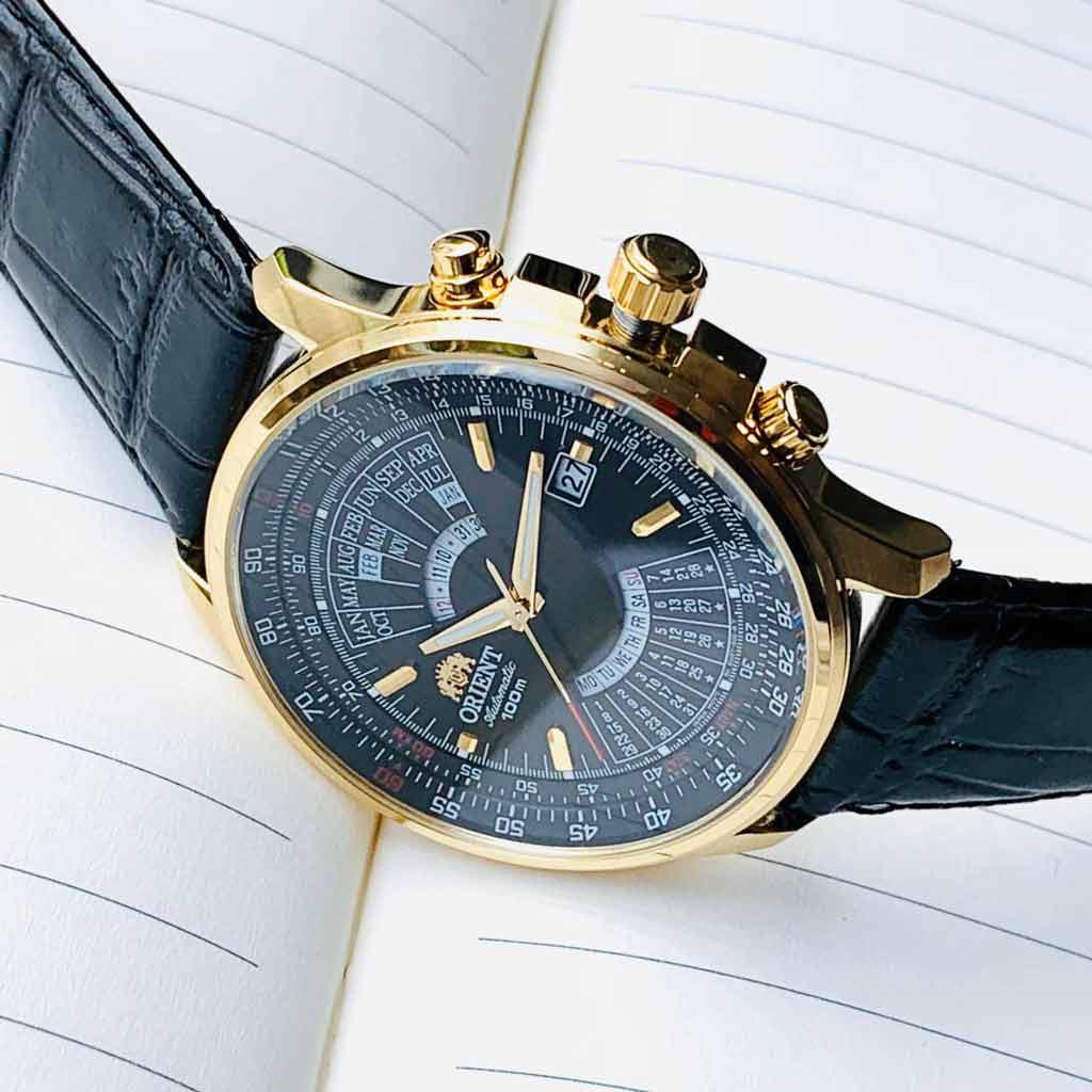 Đồng Hồ Nam Orient lịch vạn niên FEU07009BH Chính Hãng 7