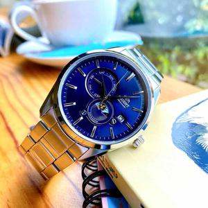 Đồng Hồ Nam Orient Sun & Moon RA-AK0303L00C Gen 5 Blue Dial 5