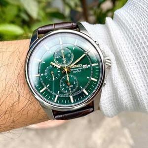 Đồng Hồ Nam Seiko Chronograph Green SNAF09P1 Chính Hãng 2