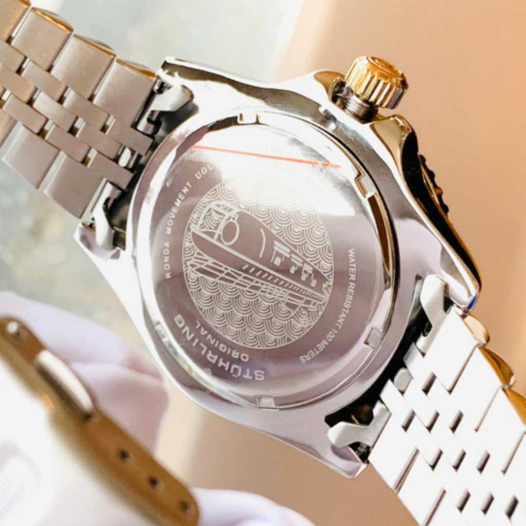 Đồng Hồ Nam Stuhrling Aqua-Diver 3968 Quartz Chính Hãng 3