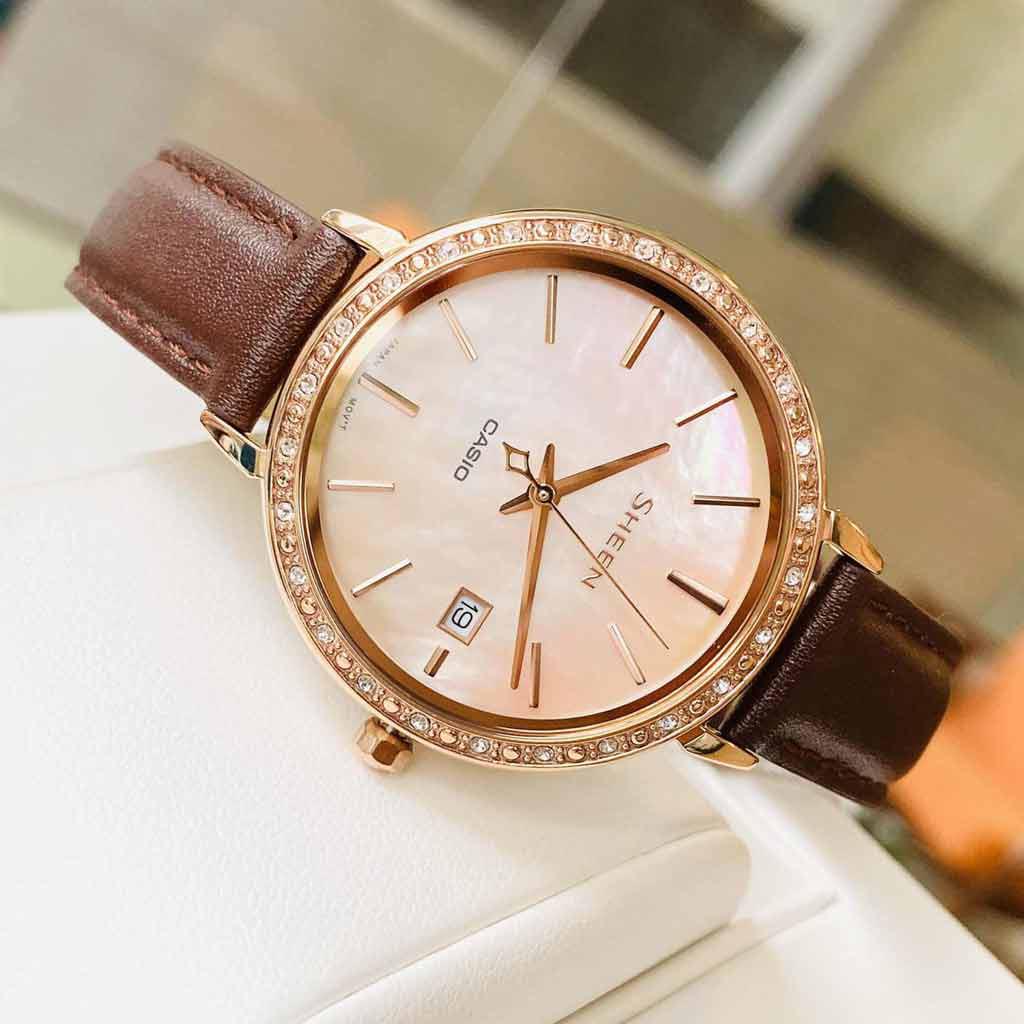 Đồng Hồ Nữ Casio SHE-4052PGL-4A Chính Hãng 6