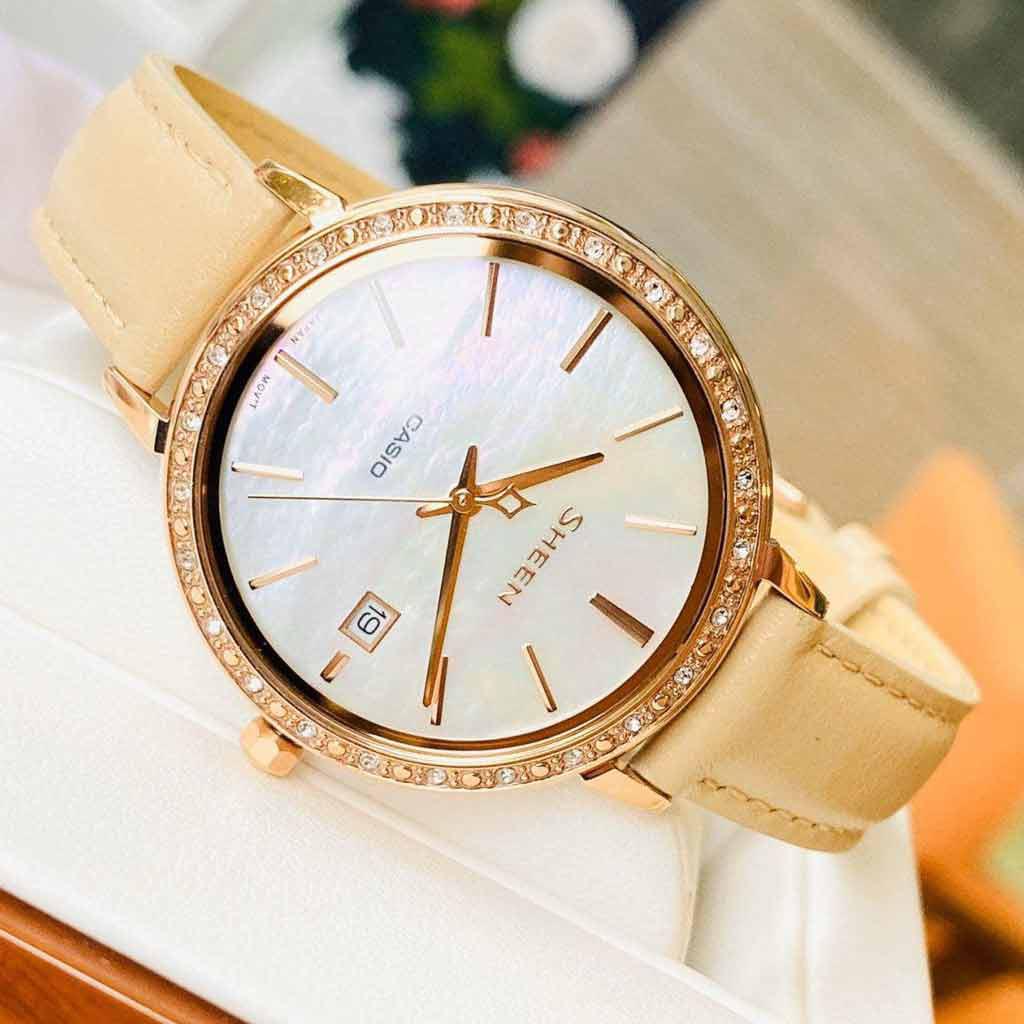 Đồng Hồ Nữ Casio SHE-4052PGL-7B Chính Hãng