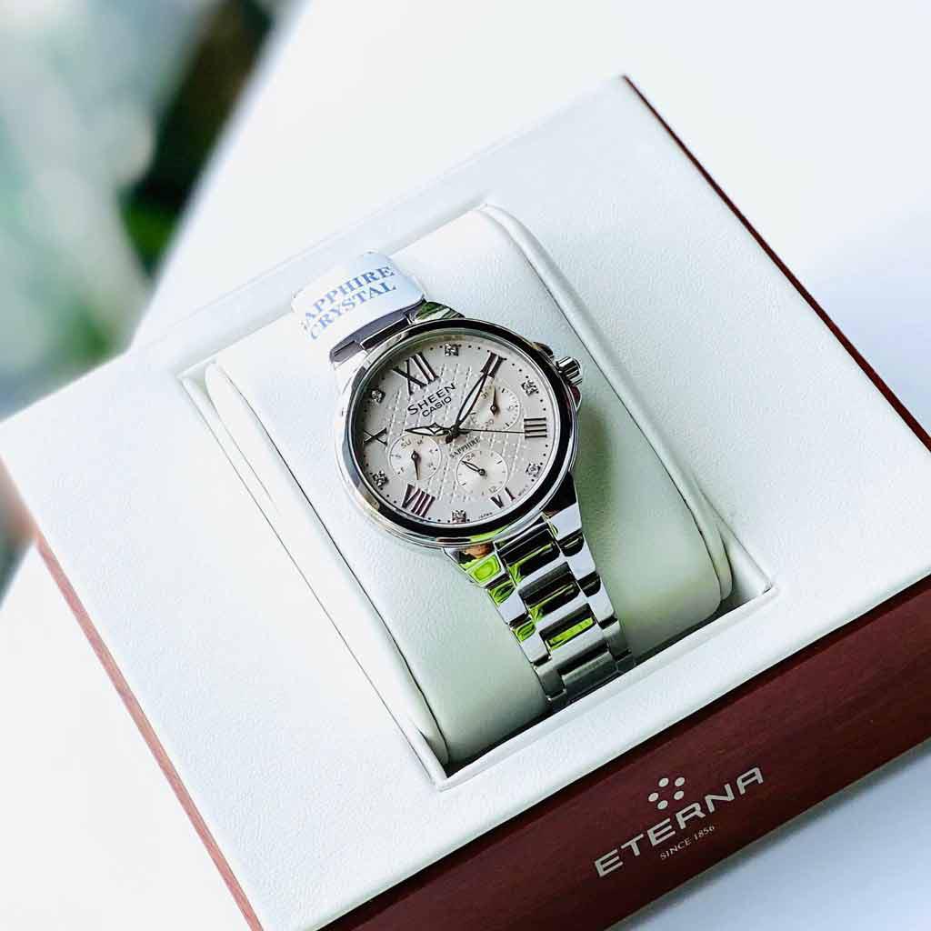 Đồng Hồ Nữ Casio Sheen Sapphire SHE-3511D-4AUDR 1