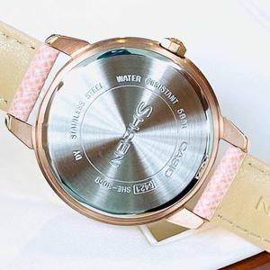 Đồng Hồ Nữ Dây Da Casio SHEEN SHE-3059PGL-7A Chính Hãng 2