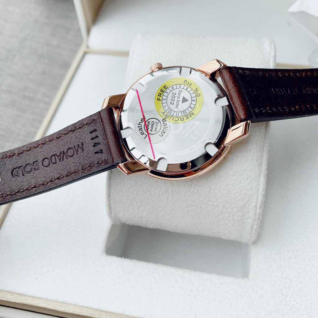 Đồng Hồ Nữ Movado Bold Leather Rose Gold 3600475 Chính Hãng 2