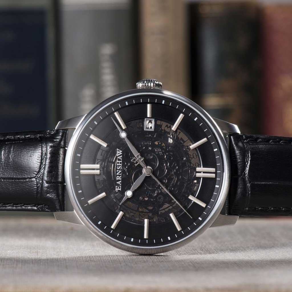 Thomas Earnshaw Moonphse Skeleton Automatic Men's Watch ES-8075-01 1