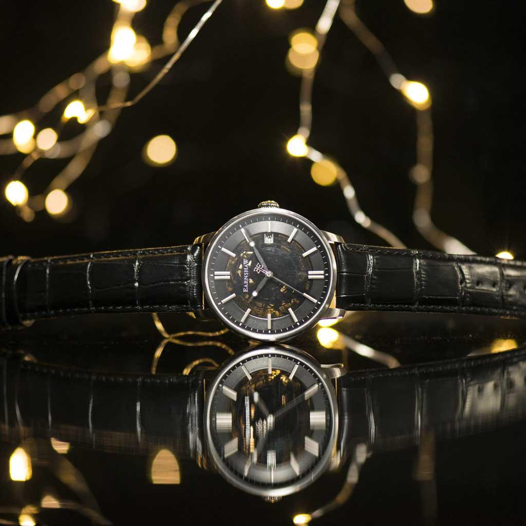 Thomas Earnshaw Moonphse Skeleton Automatic Men's Watch ES-8075-01 3