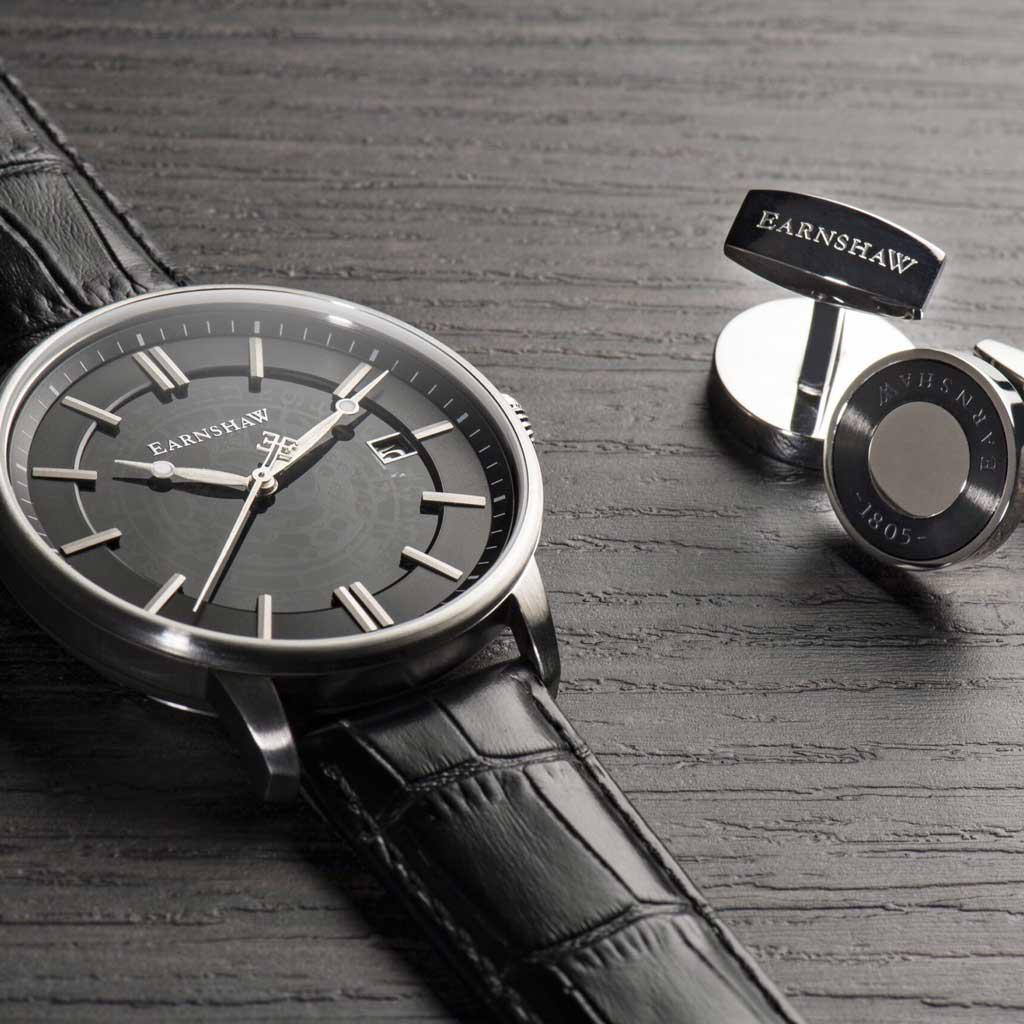 Thomas Earnshaw Moonphse Skeleton Automatic Men's Watch ES-8075-01 4