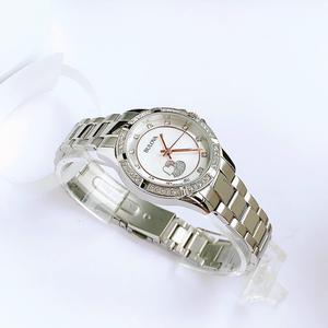 BULOVA 98L232 QUARTZ SWAROVSKI CASE SILVER 