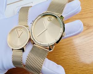 Đồng Hồ Đôi Movado 3600373 & 3600580 Bold Tone gold