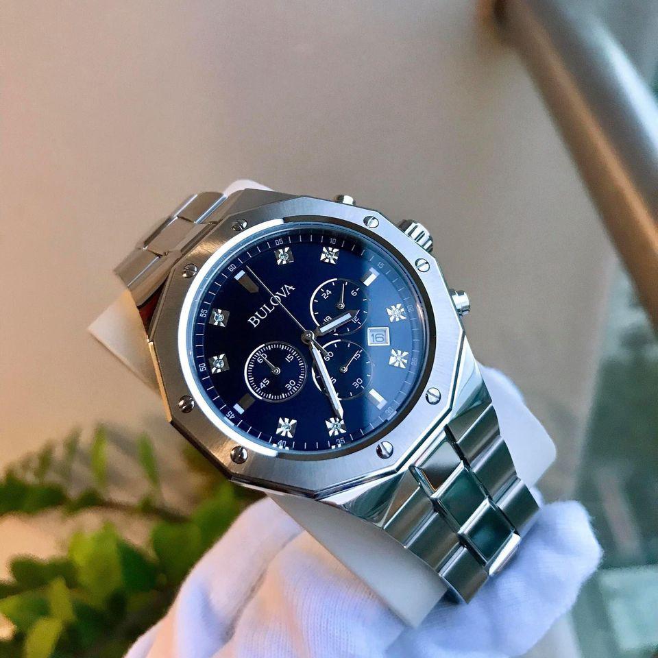 Bulova Men's 96D138 Quartz Chronograph Blue