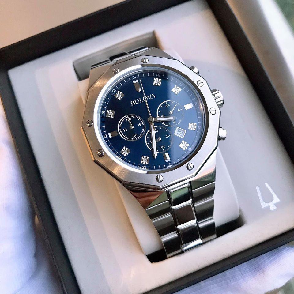 Bulova Men's 96D138 Quartz Chronograph Blue