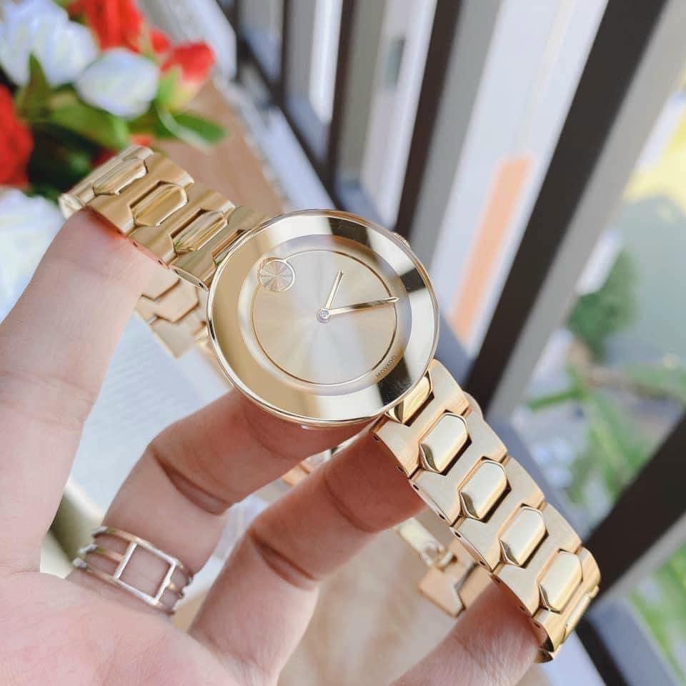 Đồng Hồ Nữ Movado tone gold 3600382