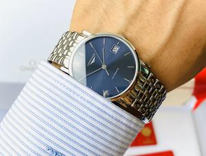 Longines Elegantomatic Blue Dial Watch L4.809.4.92.6 