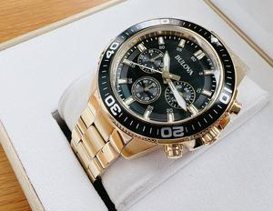 Bulova Men's Quartz Chronograph Gold 98A248