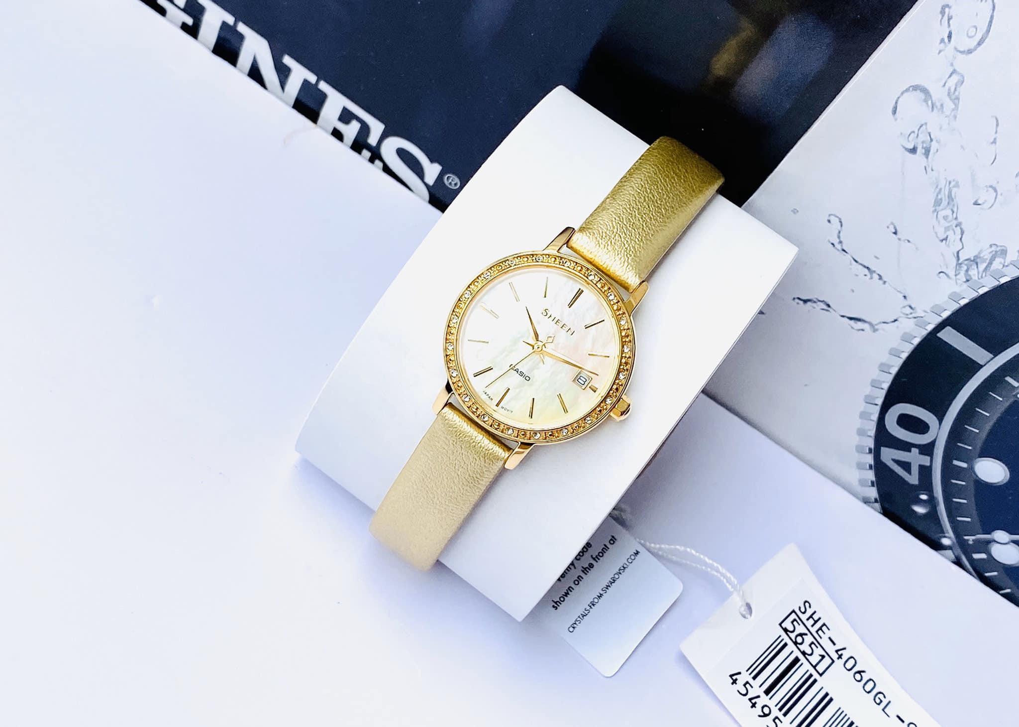 Đồng Hồ Nữ Casio SHE-4060GL