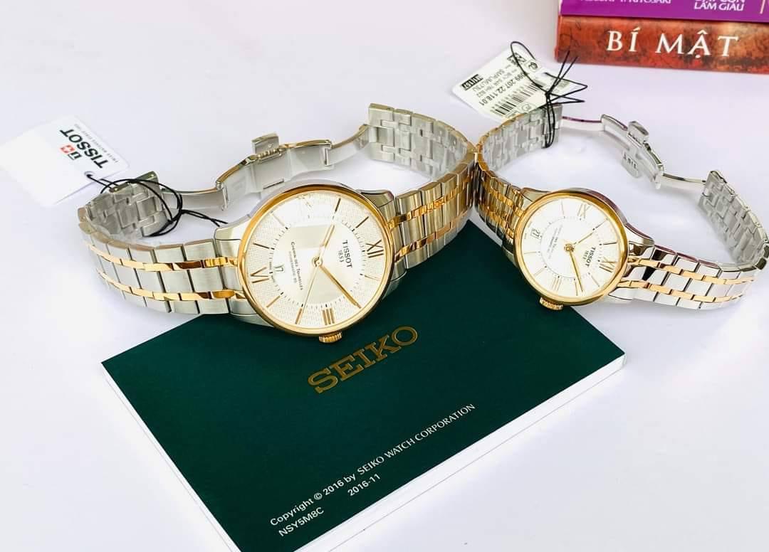 Đồng Hồ Đôi TISSOT T099.407.22.038.01 & T099.207.22.118.01