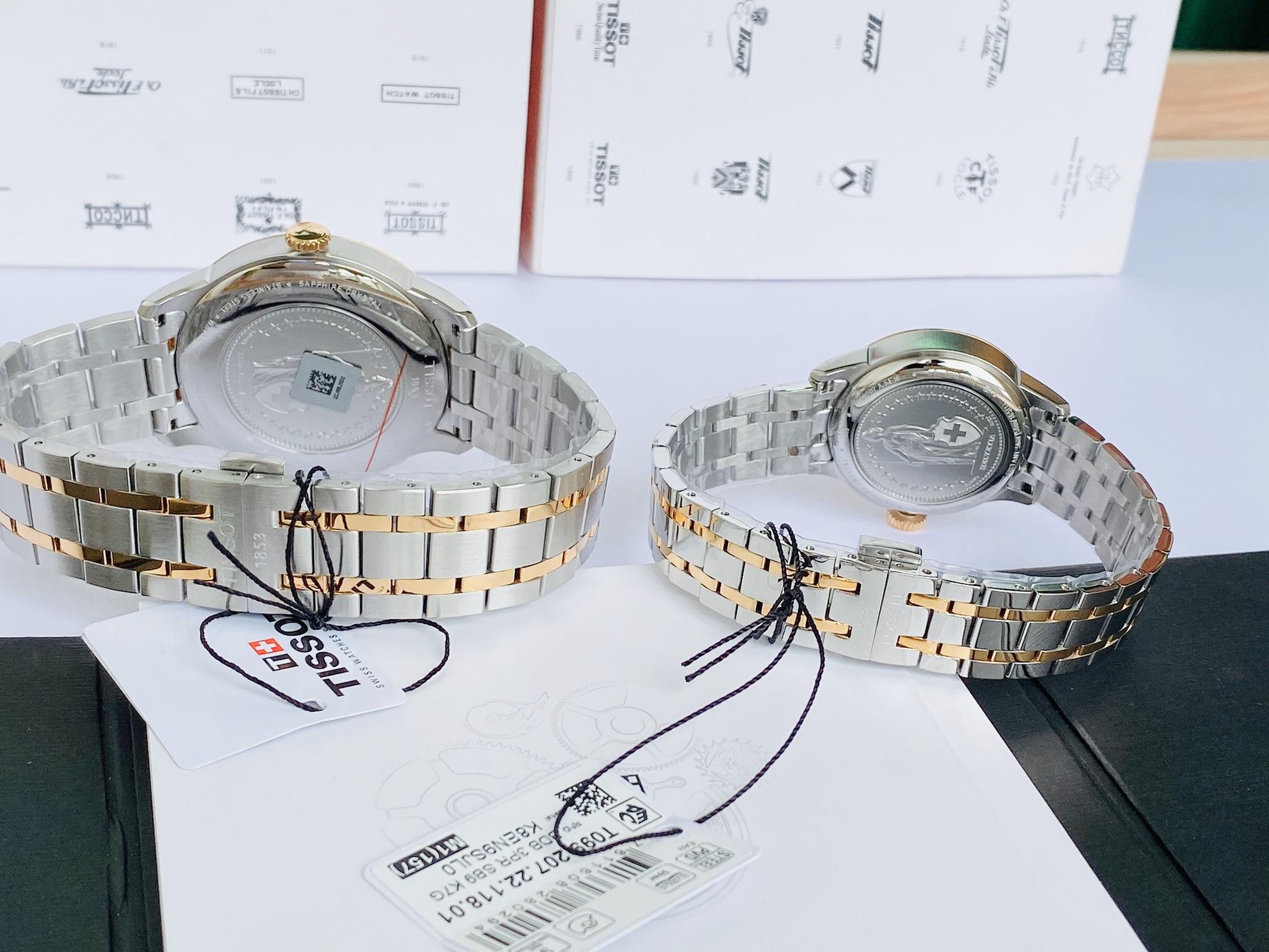 Đồng Hồ Đôi TISSOT T099.407.22.038.01 & T099.207.22.118.01