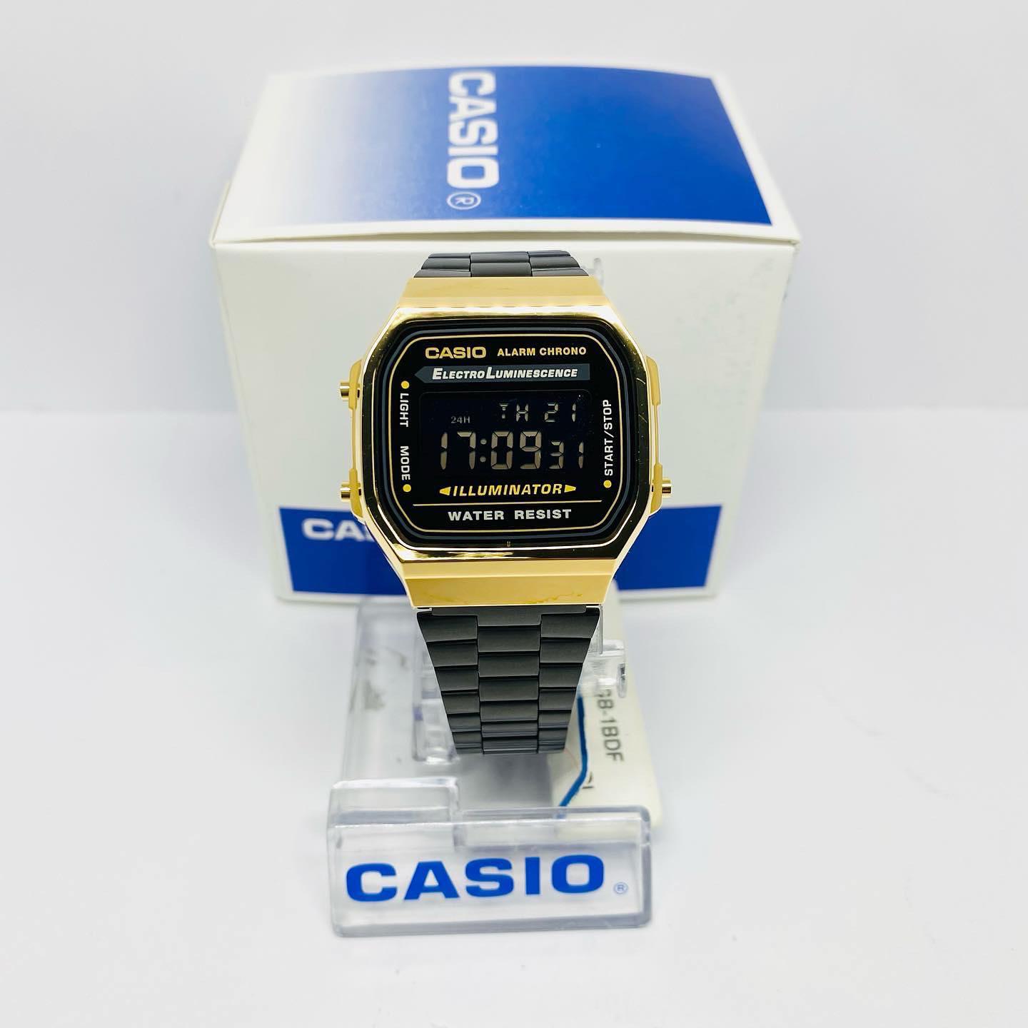 Đồng Hồ Unisex Casio A168WEGB-1BDF