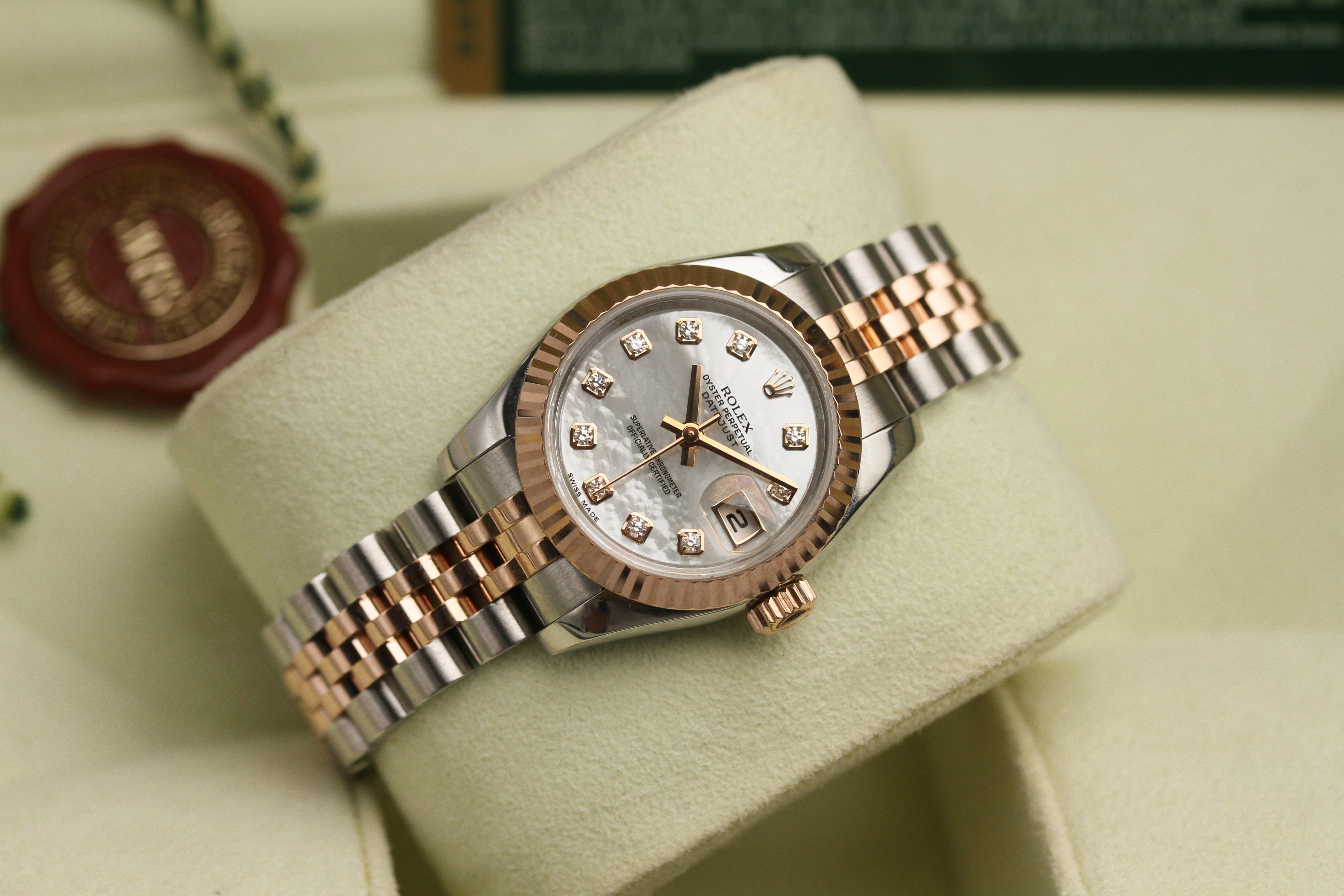 Đồng Hồ Nữ Rolex Datejust 26 179161 ( used )