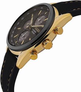 Đồng Hồ Nam Seiko Chronograph Black Dial Black Silicone Men Watch SSC804P1 Chính Hãng.