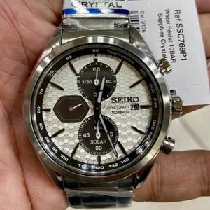 Đồng Hồ Nam Seiko Solar White Dial Men's Watch SSC769P1 Chính Hãng.