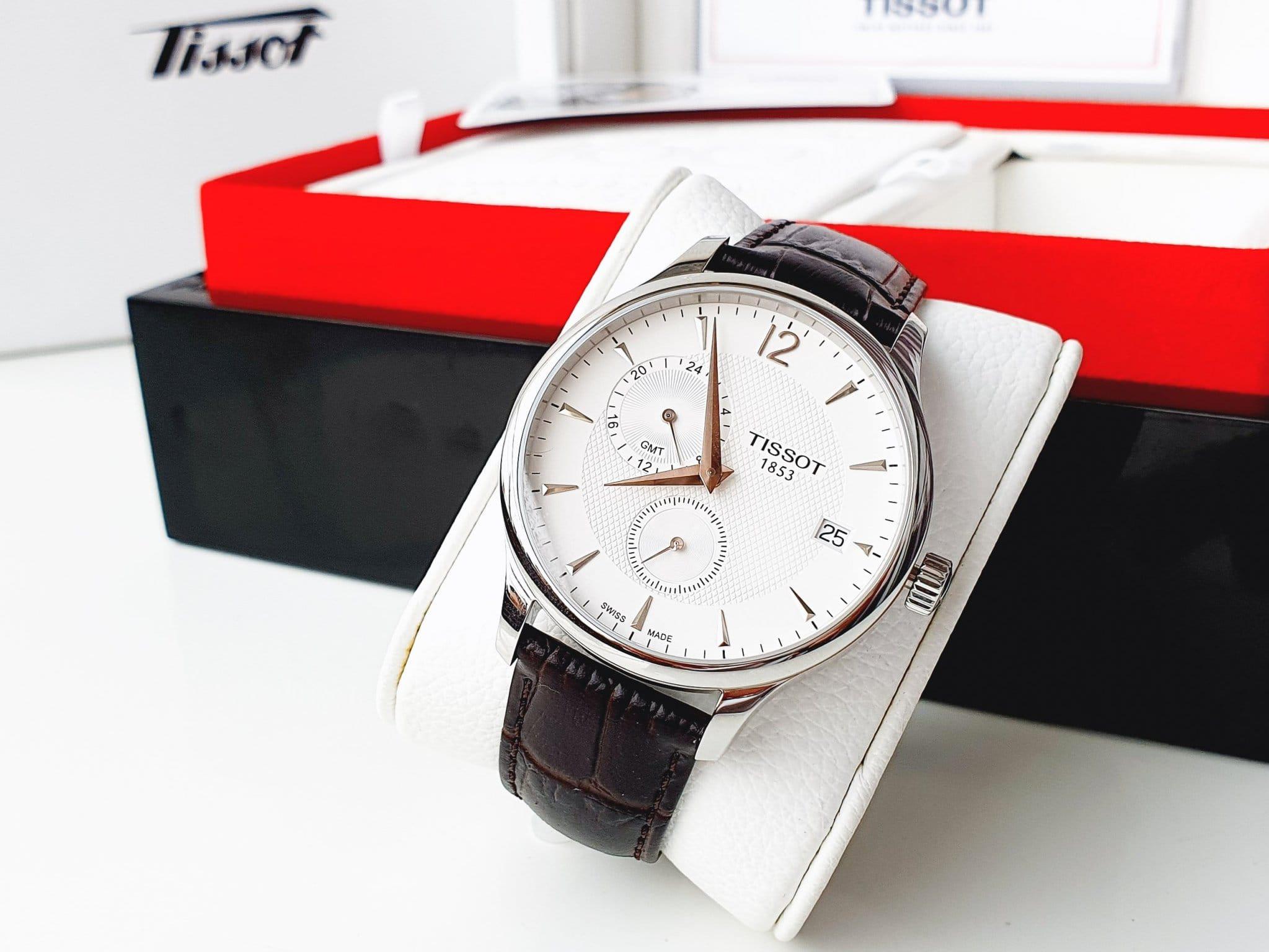 Đồng Hồ Nam Tissot Tradition GMT T063.639.16.037.00 Chính Hãng