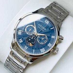 Đồng Hồ Nam Citizen Eco-Drive MoonPhase  AP1050-81L Dial Xanh Blue