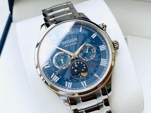 Đồng Hồ Nam Citizen Eco-Drive MoonPhase  AP1050-81L Dial Xanh Blue