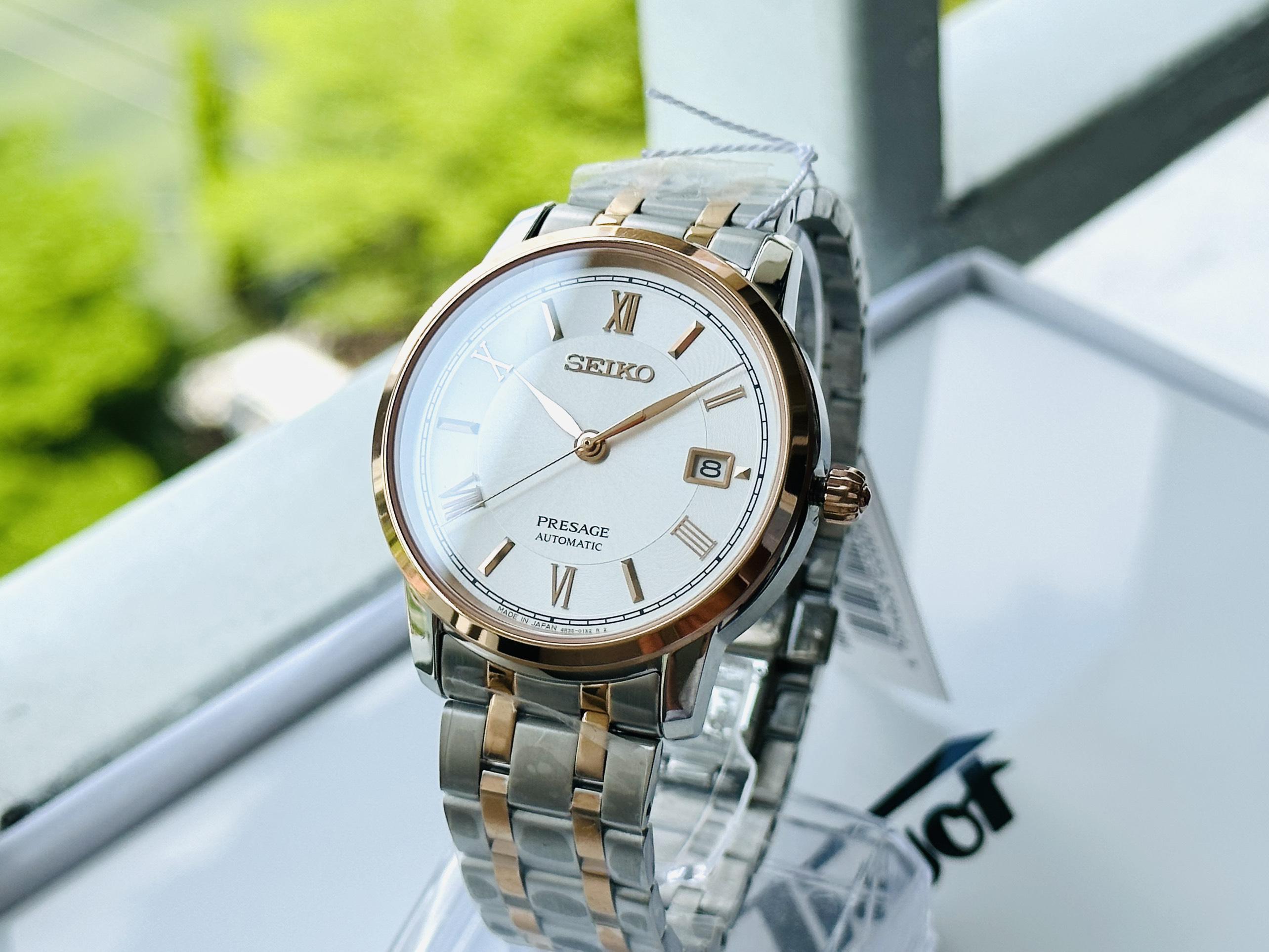 Đồng Hồ Nam Seiko Presage Demi Rose Gold SRPC06J1