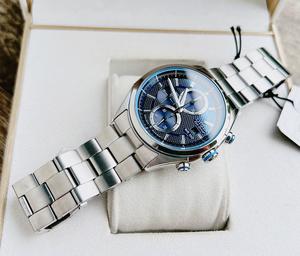 Đồng Hồ Nam Citizen Chronograph Blue Dial Men Watch CA0430-54M