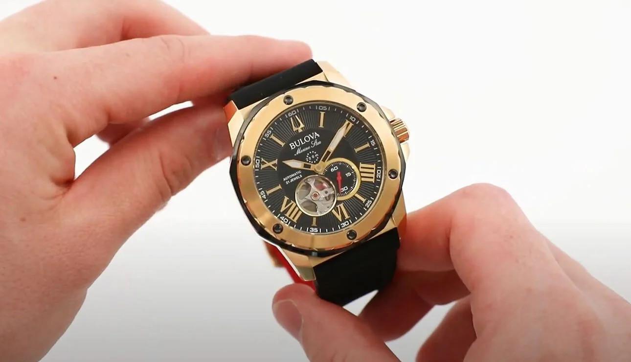 Đồng Hồ Nam BULOVA Marine Star Automatic  Dial Men’s Watch  98A272