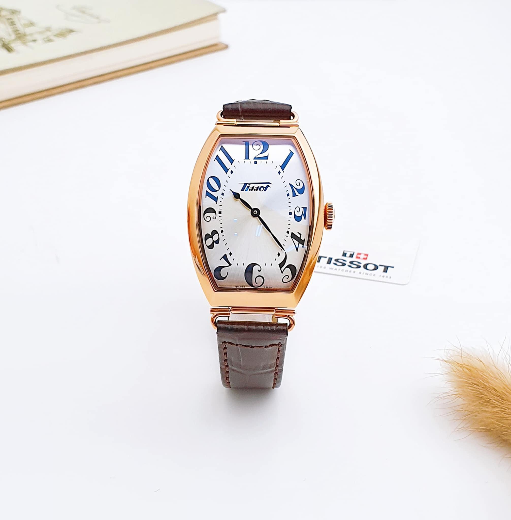 Đồng Hồ Nam Tissot Heritage Porto Quartz White Dial Brown Leather Ladies Watch T128.509.36.032.00