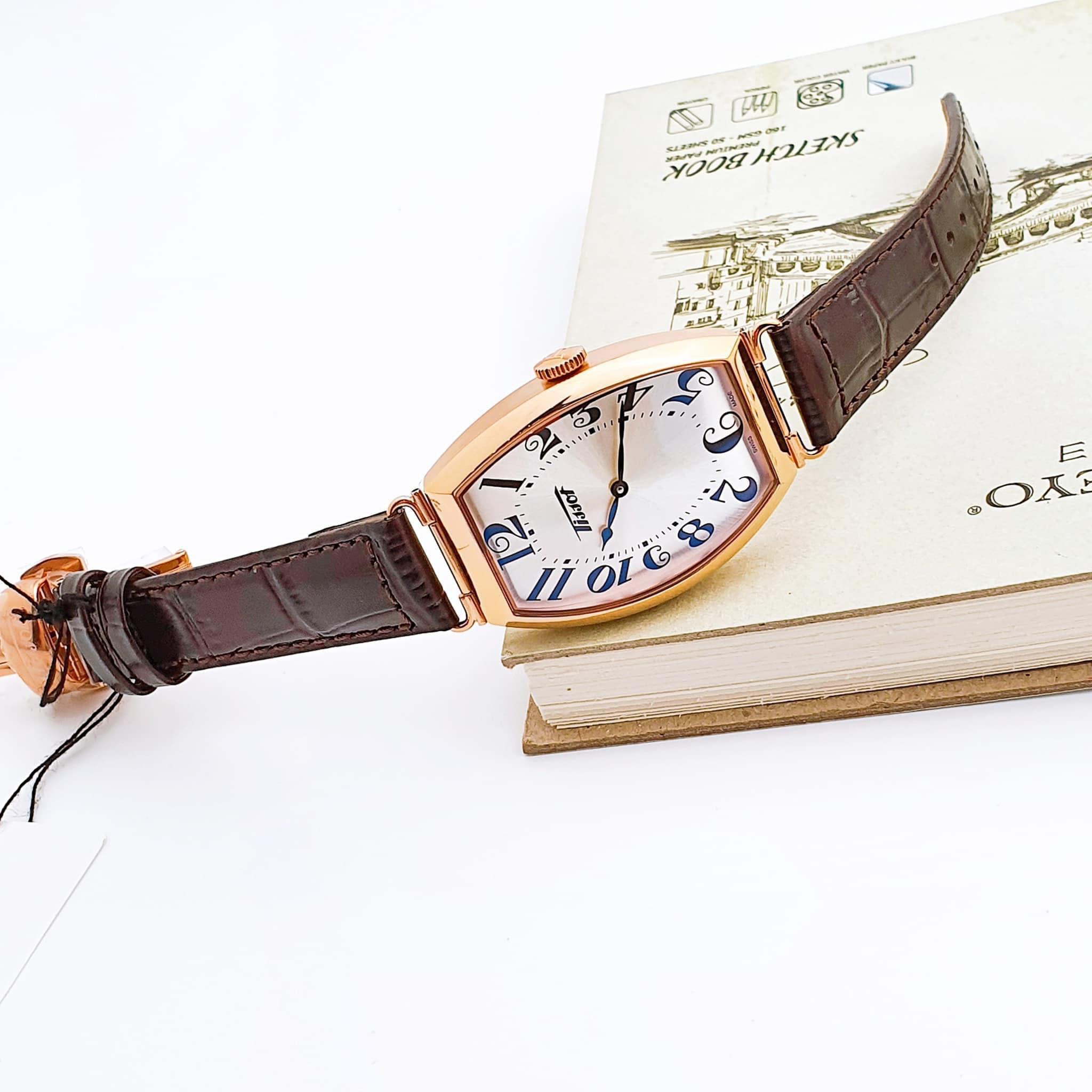 Đồng Hồ Nam Tissot Heritage Porto Quartz White Dial Brown Leather Ladies Watch T128.509.36.032.00