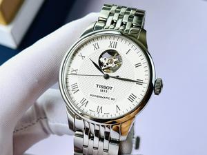 Đồng Hồ Nam Tissot Lelocle Powermatic 80 Open Heart  White - T006.407.11.033.02