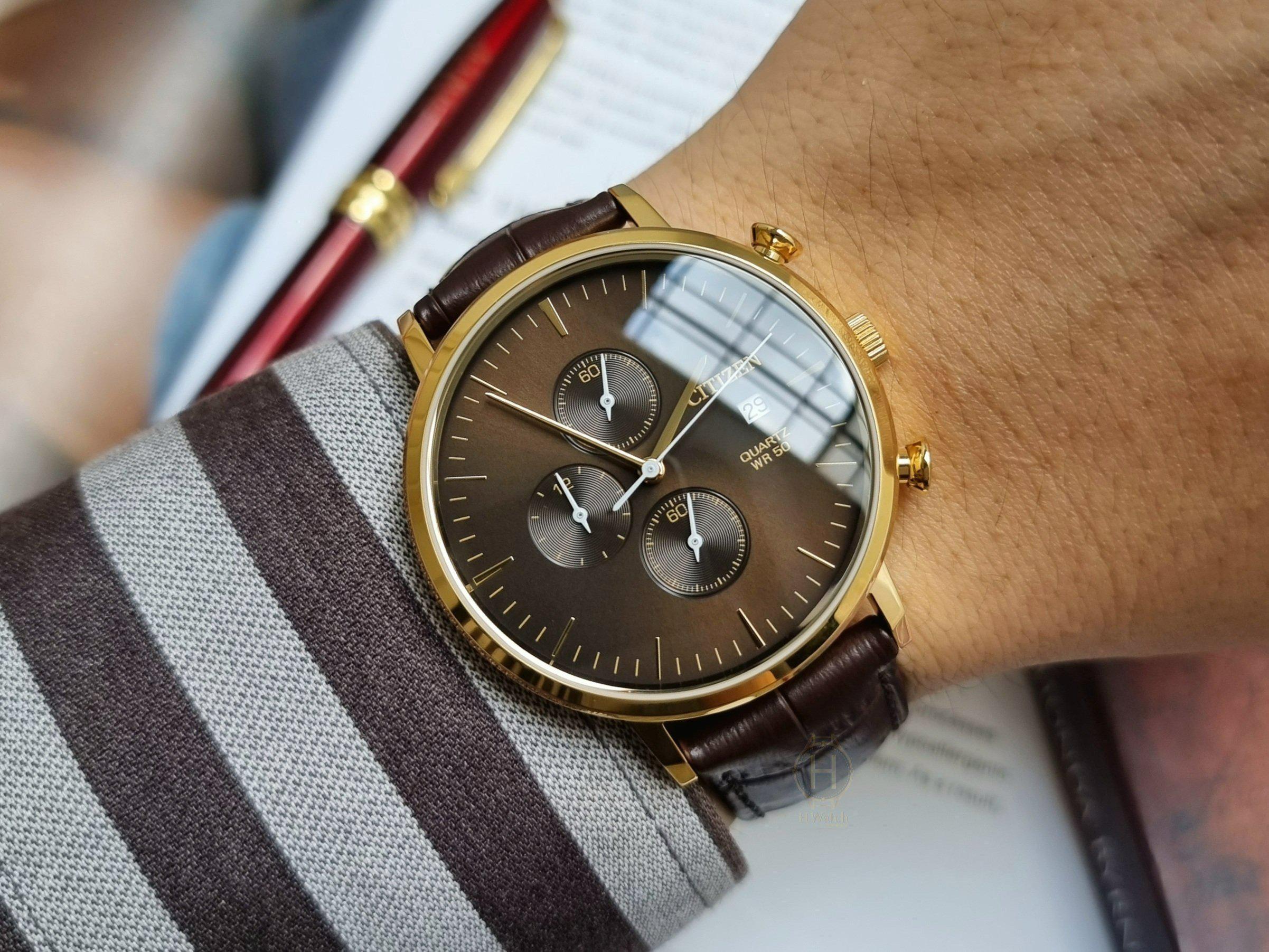 Đồng Hồ Nam Citizen Quartz Chronograph AN3612 - 09X Chính Hãng