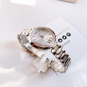 Đồng Hồ Nữ Citizen Capella Diamond Silver Dial Ladies Watch EX1500-52A