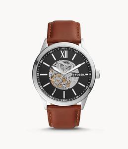 Đồng Hồ Nam Fossil Flynn Automatic Brown Leather Watch BQ2386 Chính Hãng
